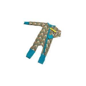 Unbranded | Snow White Floral Bamboo Zippie | 0-3m